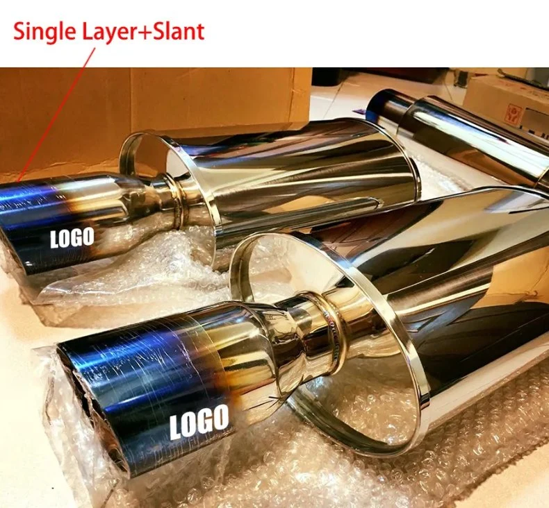 Titanium Exhaust Muffler Pipes for Universal Car