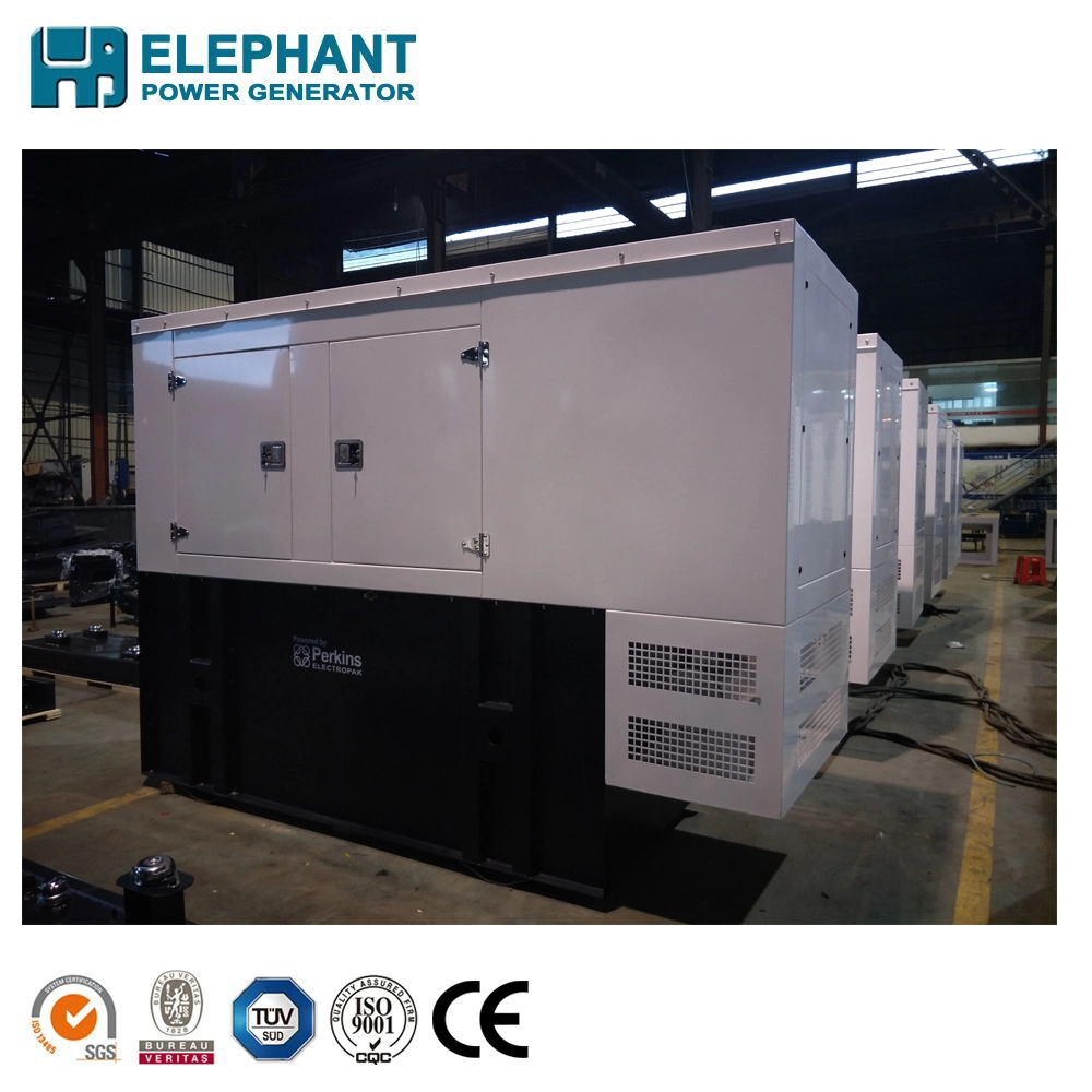 Abrir o Silent 520kw 650kVA generador Stamford con motor Perkins