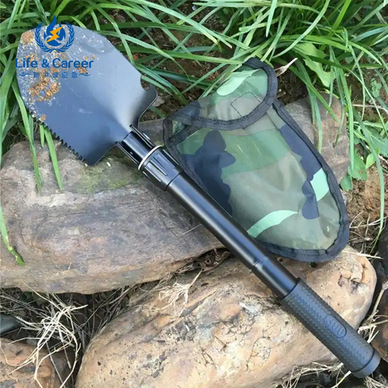 Folding Survival Spade Entrenching Tool Multifunctional Ordnance Camping Shovel Outdoor Equipment