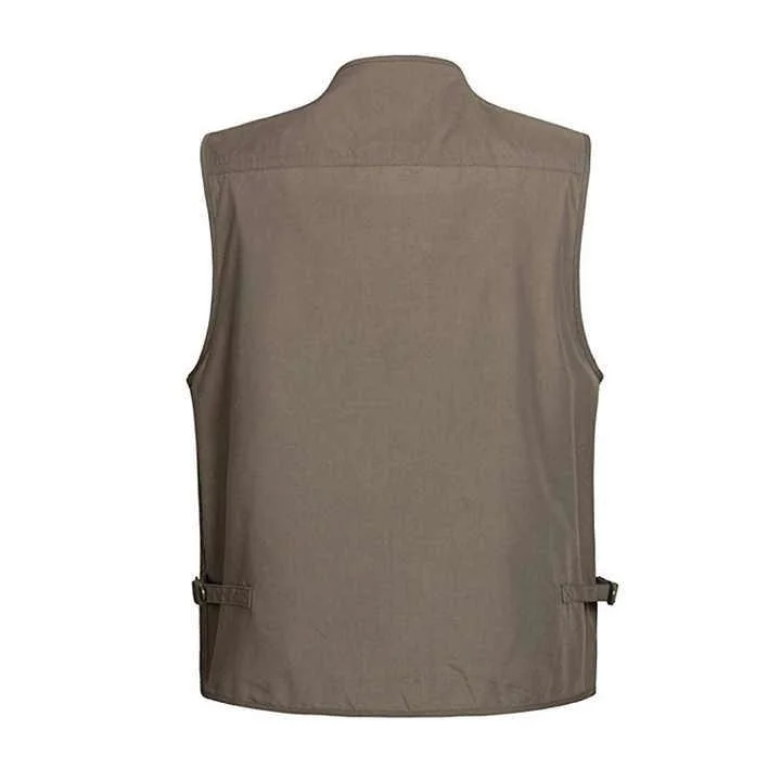 Multi-Pocket Journalist Cotton Fishing Photography Vest Cotton Work Vest