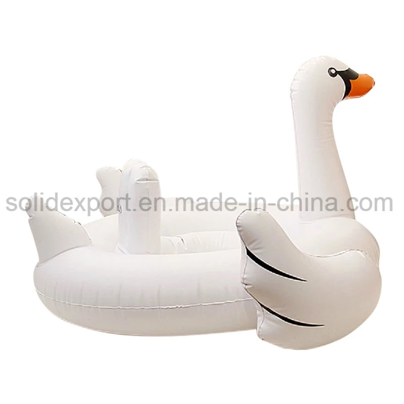 Piscina inflable de Flamingo de juguete Blanco de Swan/agua flotante de Flamingo inflable para Parque de atracciones