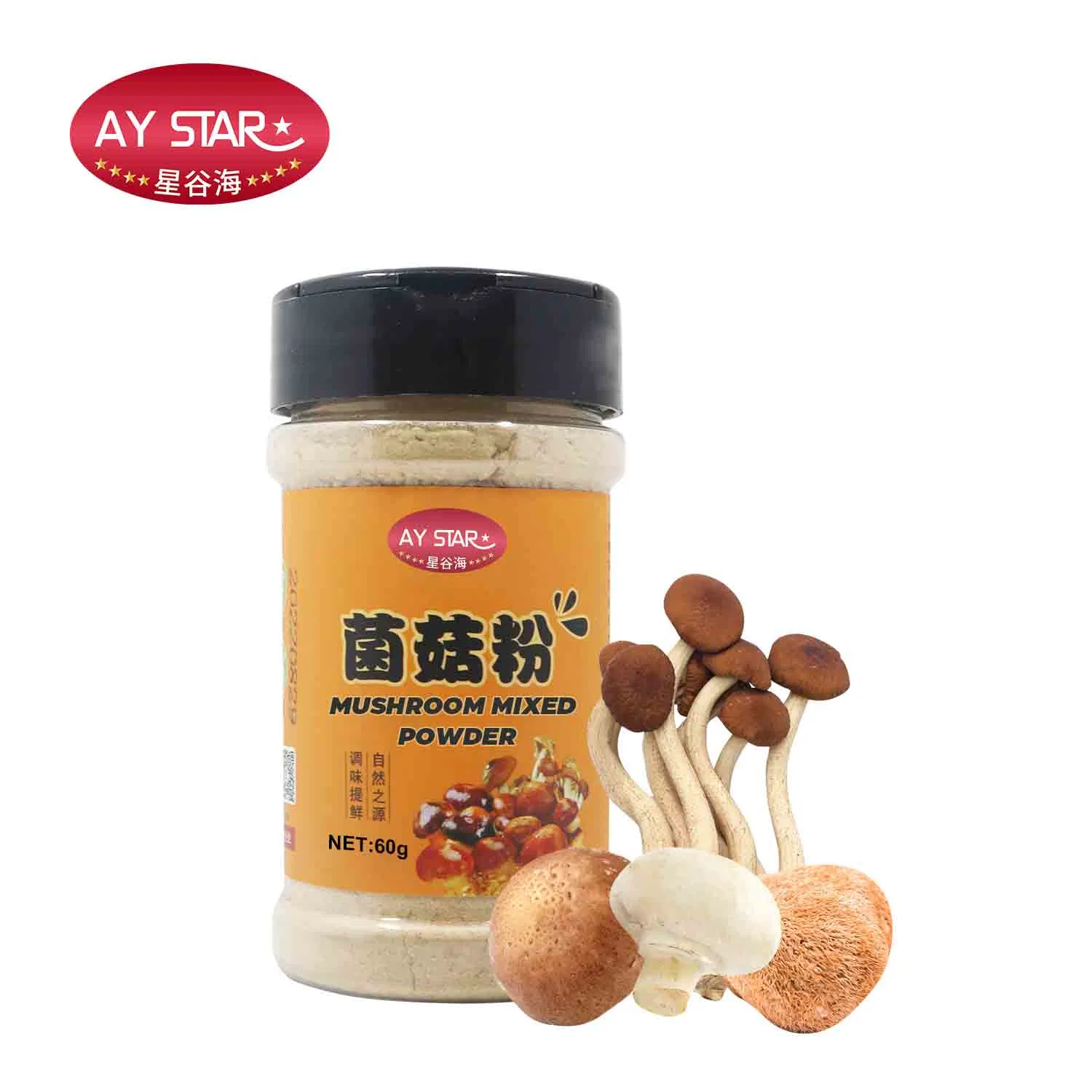 60g Halal Cooking Seasoning Edible Fungus Mushroom Mixed Powder