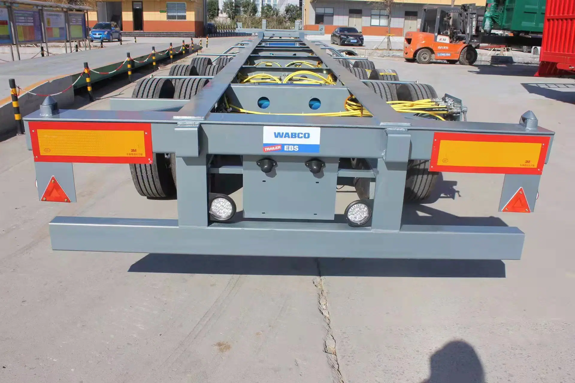 Anton's Main Truck Trailer, Car Transport Semi-Trailer, Hook Machine Plate Production