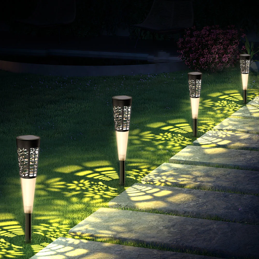 Hot verkaufen konische LED Licht Garten Außenleuchten wasserdichte Spaziergang Path Solar Lighting