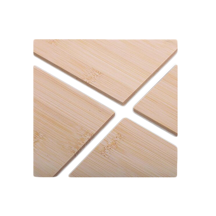 5mm Single Layer Horizontal Grain Natural Colour Bamboo Plywood Panel