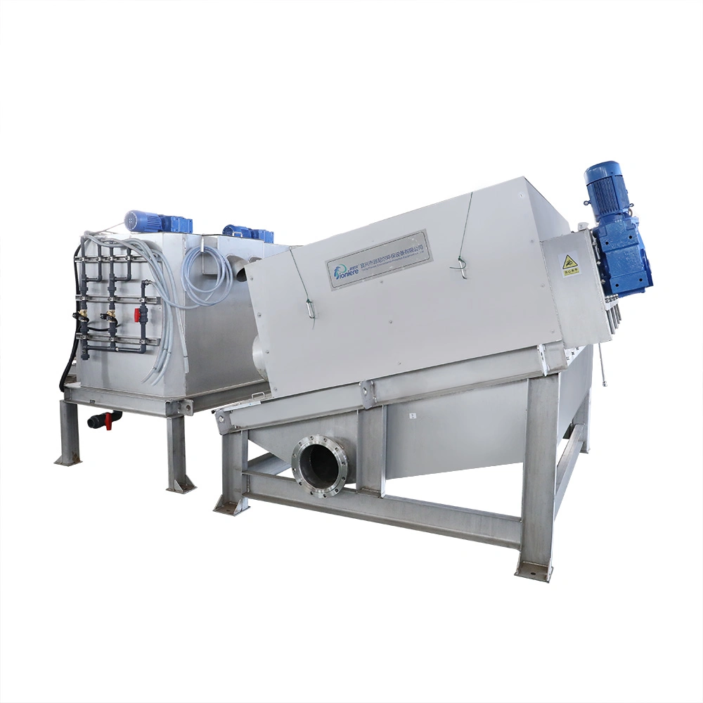 CE/ISO Sludge Dewatering Screw Filter Press Solids-Liquid Separation for Oily Sludge /Palm Oil Mill Effluent/Food/Oilfield/Sludge/Petroleum/Pome