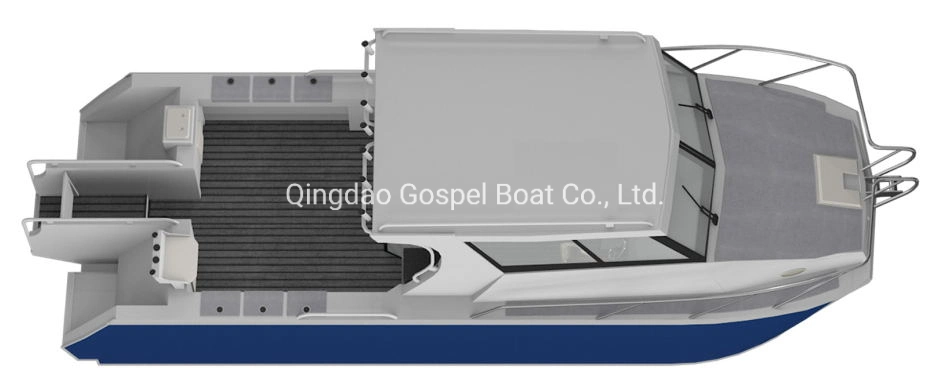 Gospel 8.8m / 28FT Catamaran embarcação de Pesca de alumínio para venda