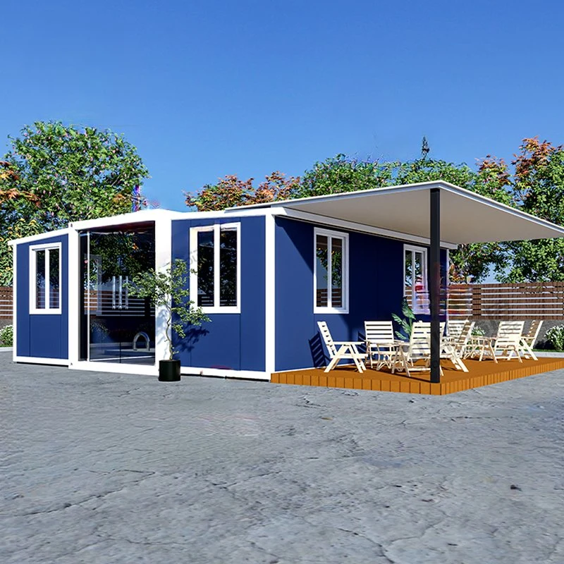 Casa pequeña Casa de lujo expansible Prefabricados Hot Sale Frame Cabaña Inmobiliaria Foldable Casa de contenedores de vacaciones