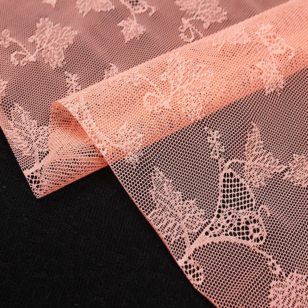 High quality/High cost performance  Garment Accessories Polyester Knitted Lace Fabric