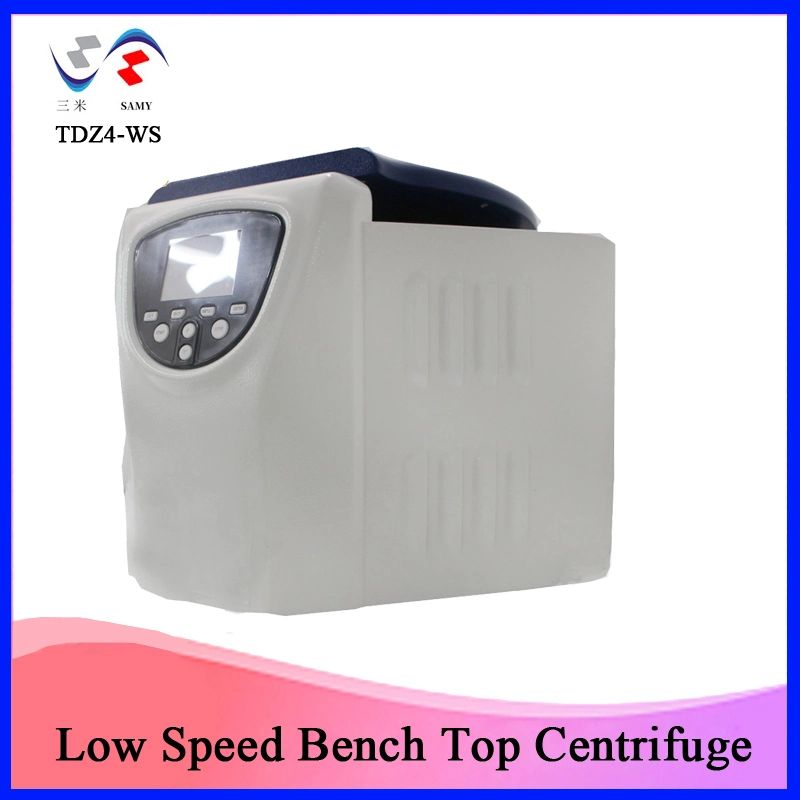 Tdz4-Ws Bench Top Low Speed Centrifuge Price with Angle Rotor 12*15ml