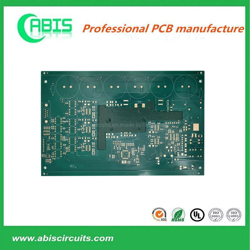 La interconexión de alta densidad (IDH) de la Junta desnudo de la capa de multicapa OEM Custom PCB con la mitad de los agujeros