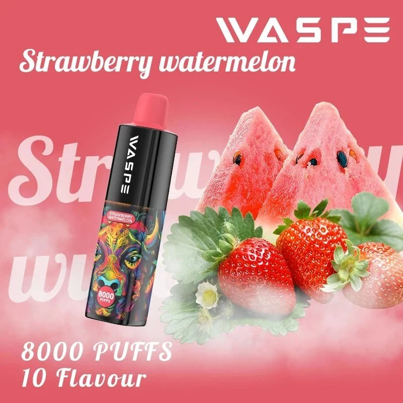 Waspe 8000puff Zbood مخصص حسب الطلب RoHS Evod Alien Masquest R M مؤيّن غير قابل للاستخدام مرة واحدة