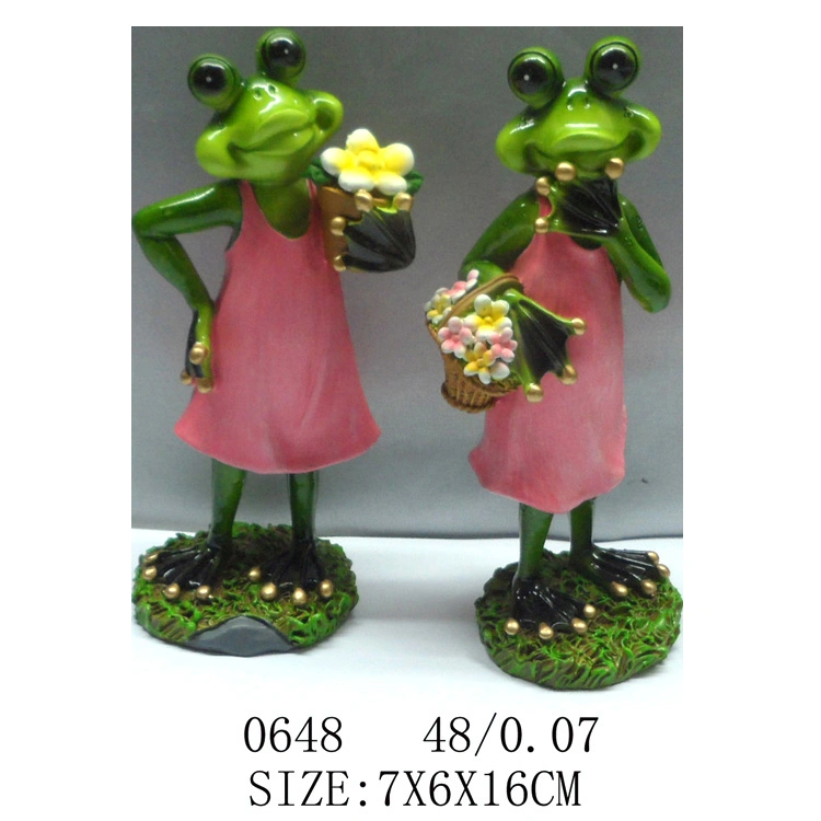 Wholesale/Supplier Home Decor Creative Gift Animal Figurine Resin Yoga Frog Statue