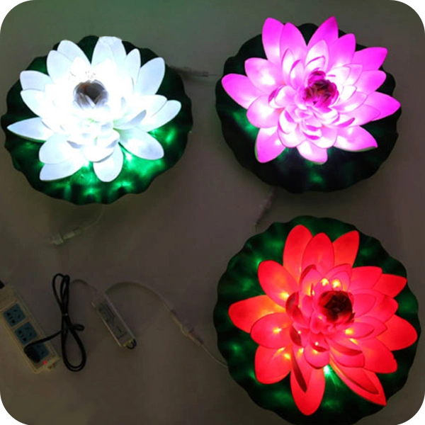 Decorações de Natal para exteriores luzes LED de iluminação brilho elevado IP65 Lotus Lâmpada