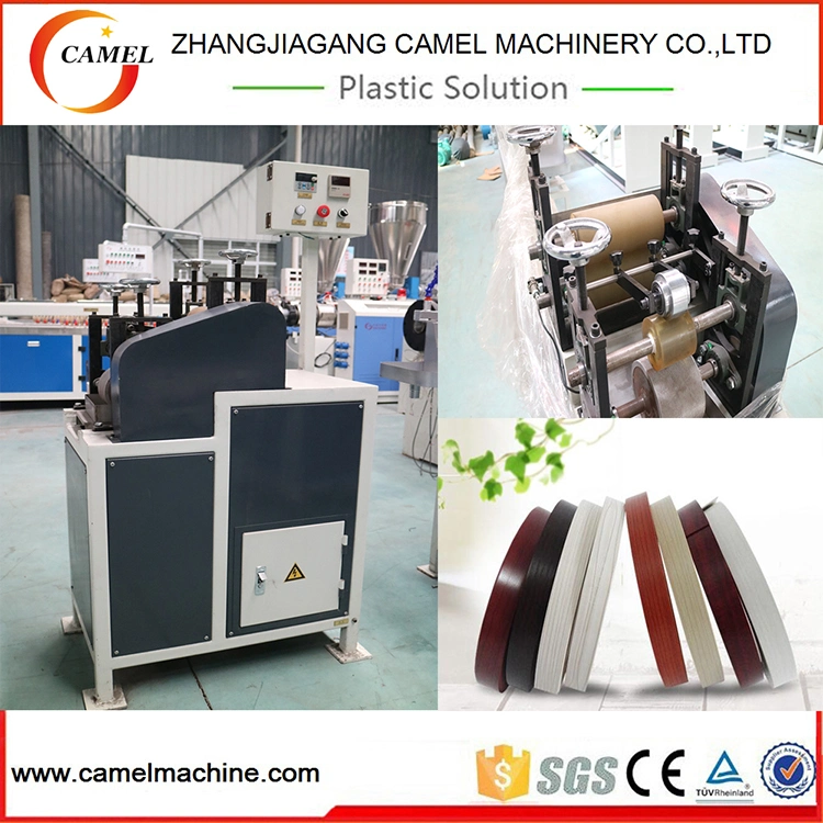 Plastic PVC ABS PMMA Edge Tape Extruder Machine with Color Printing Machine