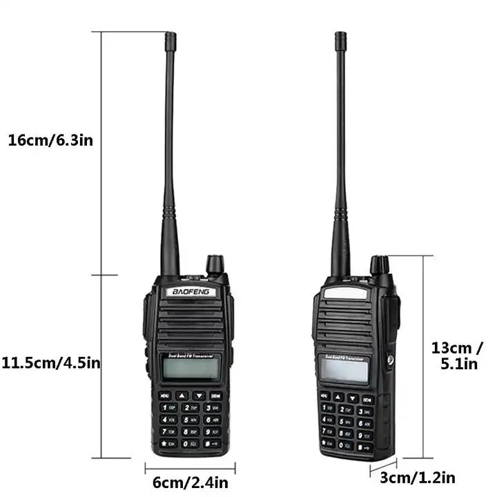 Baofeng Factory Dual Band 2 Way Walkie Talkie UV-82 Best Selling Two Way Radio