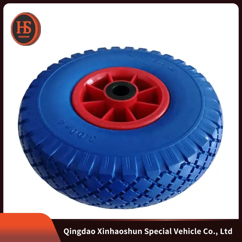 Factory Price Wear-Resistant High Load Capacity PU Solid Wheel for Wheelbarrow Shock-Proof Plastic Wheelbarrow Trolley Wheel