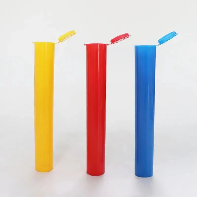 Plastic Small Tube Storage Bottle DIY Cone Empty Cigarette Cigar Filter Tube