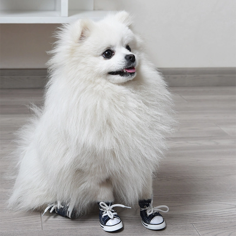 Pet Outdoor Shoes Waterproof Windproof Durable Dog Canvas Shoes