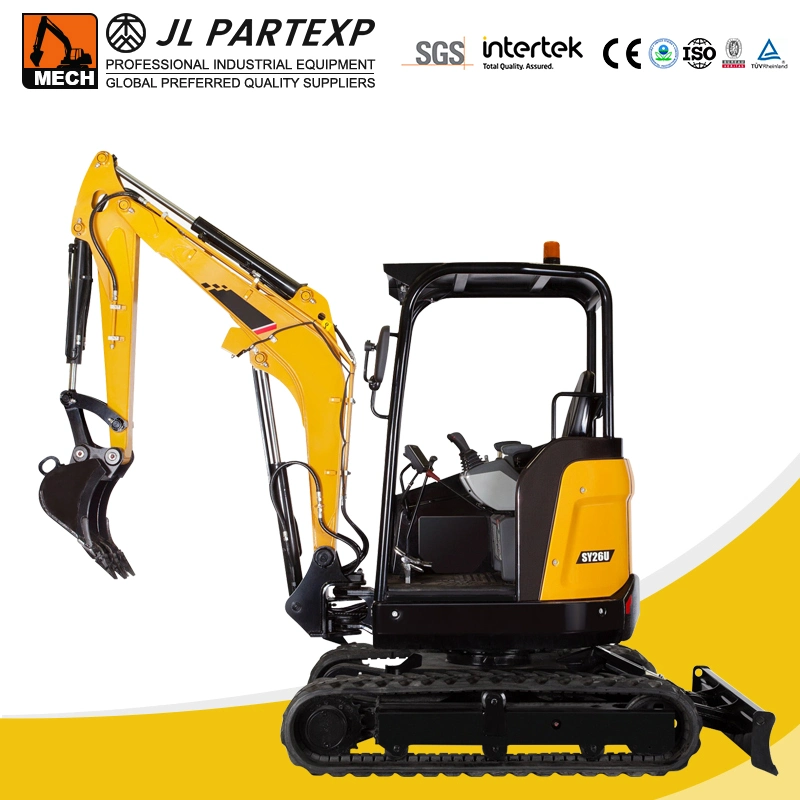 Hydraulic Excavator Mini Excavator Small Crawler Digger CE EPA China 1 Ton 2 Ton 3ton Max Unique Farmer Motor Cylinder Training