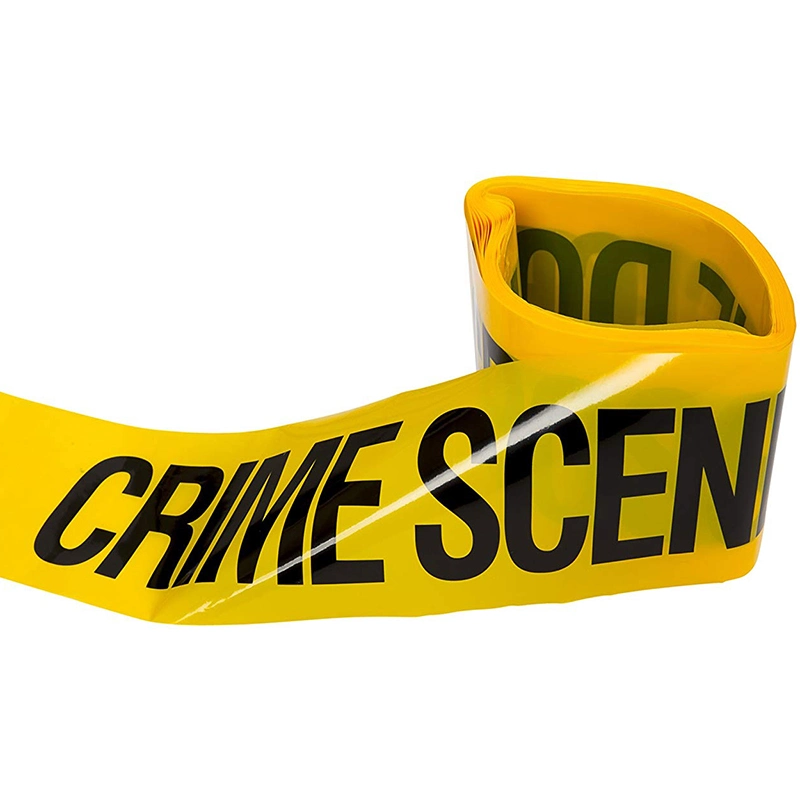 Hot Sale Customize Printed PE Signal No Adhesion Safety Flagging Barrier Caution Warning Tape