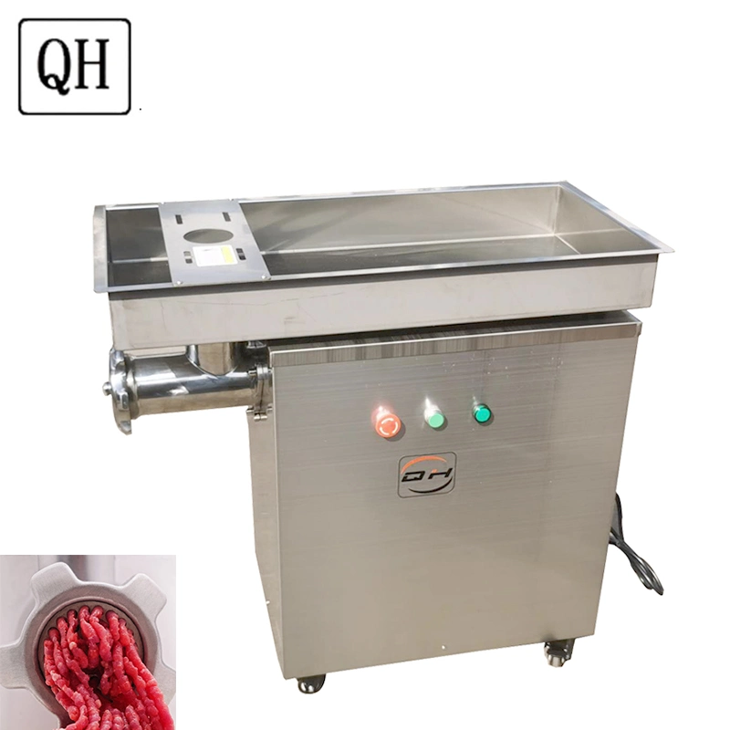 Qh#32 elevadores de aço inoxidável de processamento de carne de salsicha de corte da máquina de moagem cortador com pedal Enchidos de carne de frango do enchedor/Picadora de vegetais fabricante moinho misturador