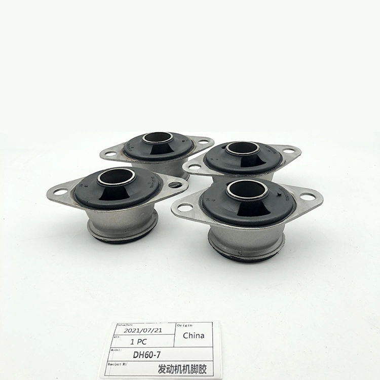 Good Quality Suitable for Excavator Accessories Excavator Parts Dh60-7 Black Engine Cushion