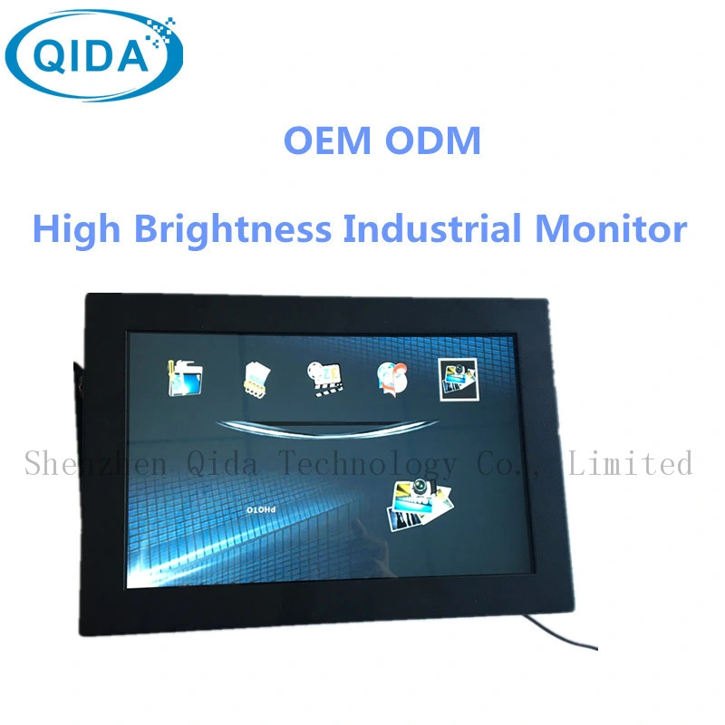 USB VGA HDMI 8inch 8'' 8 Inch Touch Screen Touchscreen LCD Monitor with NFC Camera Printer Fingerprint