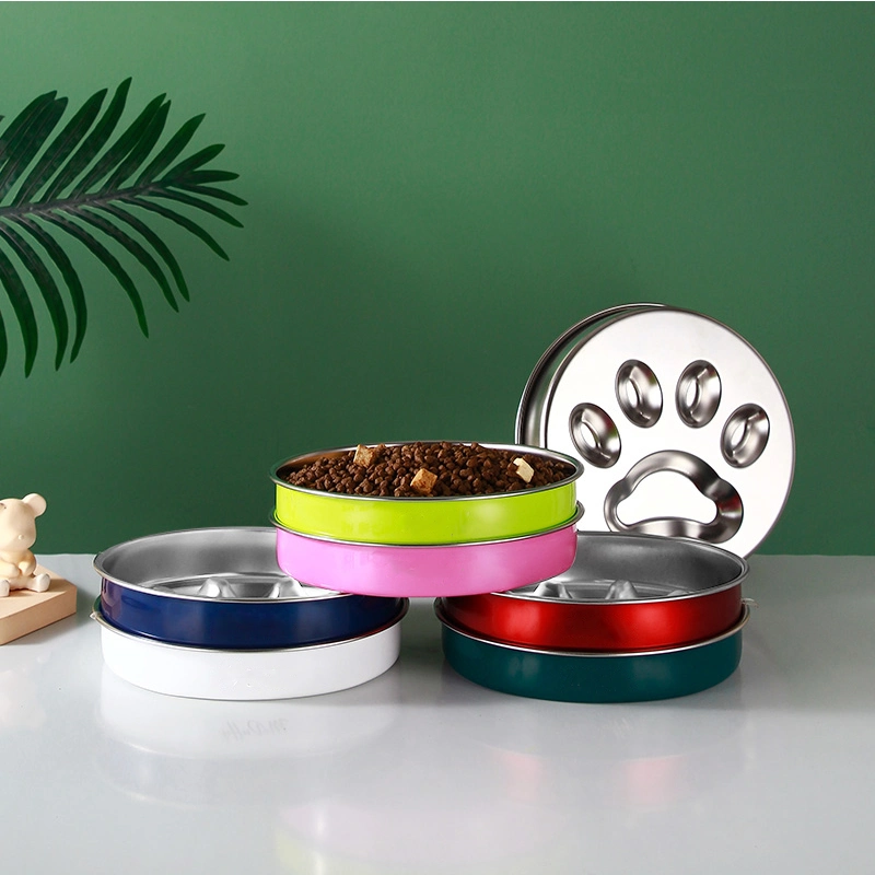 Neues Produkt Nicht Silp Edelstahl Dog Bowl Food Water Schüssel