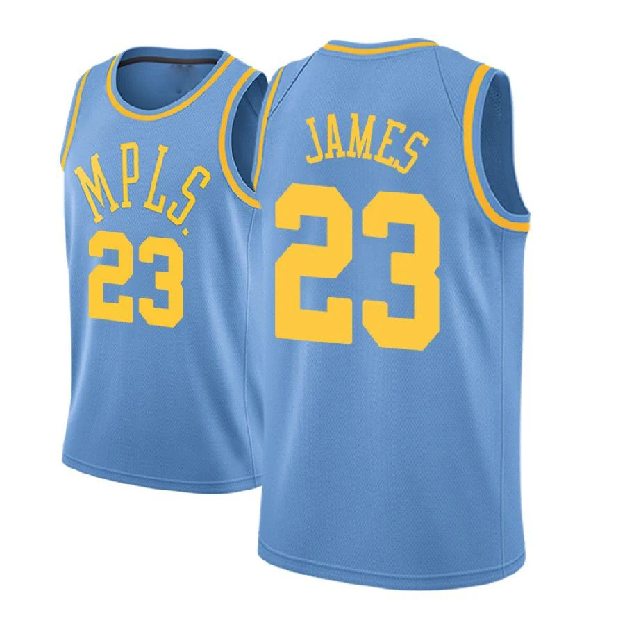 Camiseta de baloncesto para hombre 6 23 James Toscano Wes 22-23 Nuevo Temporada Jersey