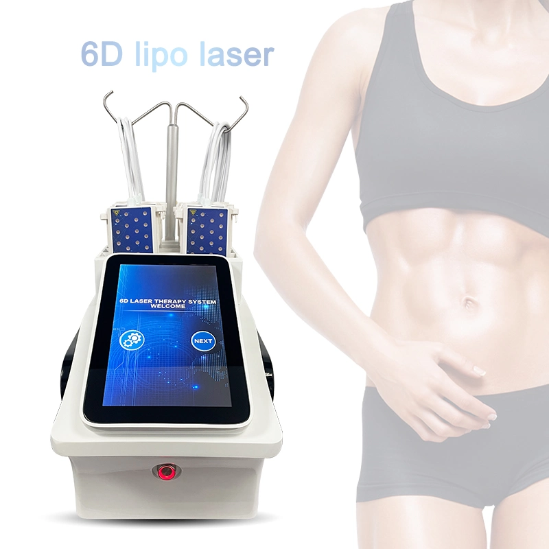 Starke Leistung 6D Lipo Pad Laser Slimming Maschine Körper Slimming Fat Reduction Slimming Produkte für die Gewichtsabnahme