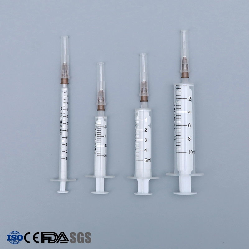 Latex Free Three-Part Vaccines Syringes in High quality/High cost performance 