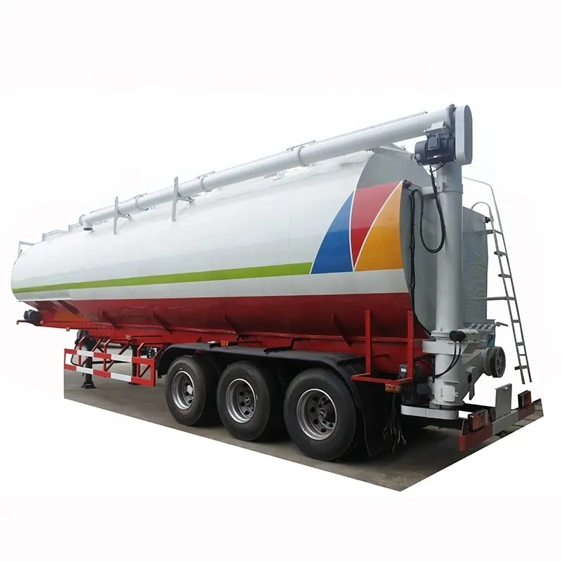 Electric /Hydraulic Type 30 Tons 60000 Liters Bulk Feed Delivery Tank Trailer