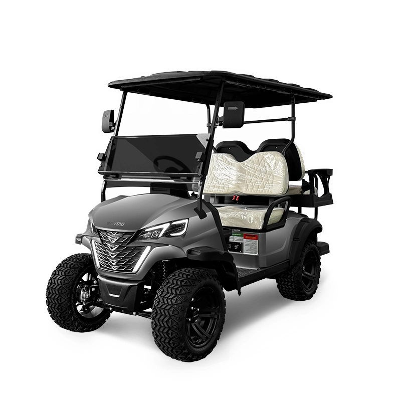 Wintao 4 Seater Cart batterie lithium électrique 4 roues Golf Chariots