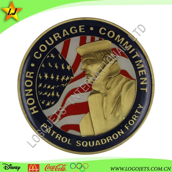 Custom Make Souvenir Challenge Coin Award Medal Stamped Die Casting Metal Gift