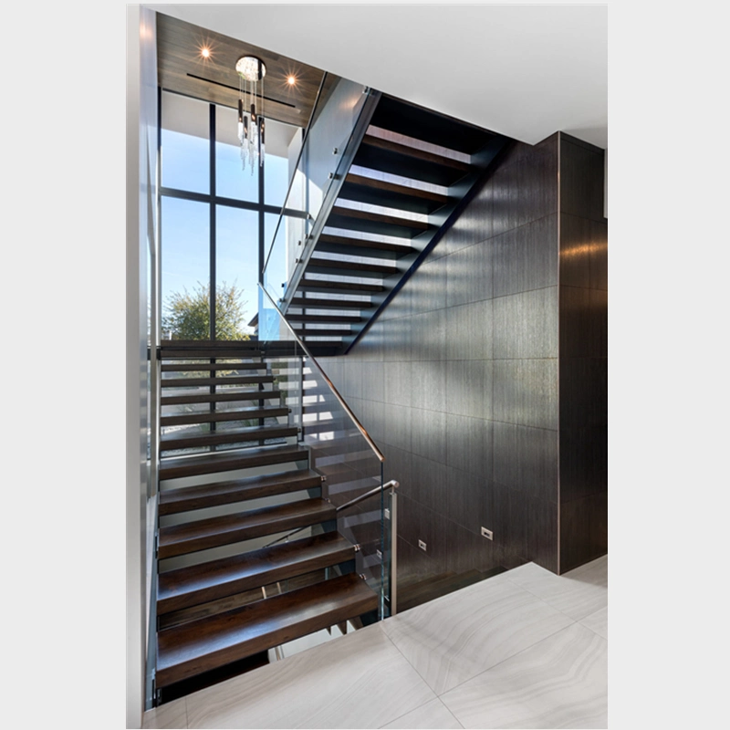 Jumping Glass Stainless Steel Railing Railing Integral Staircase