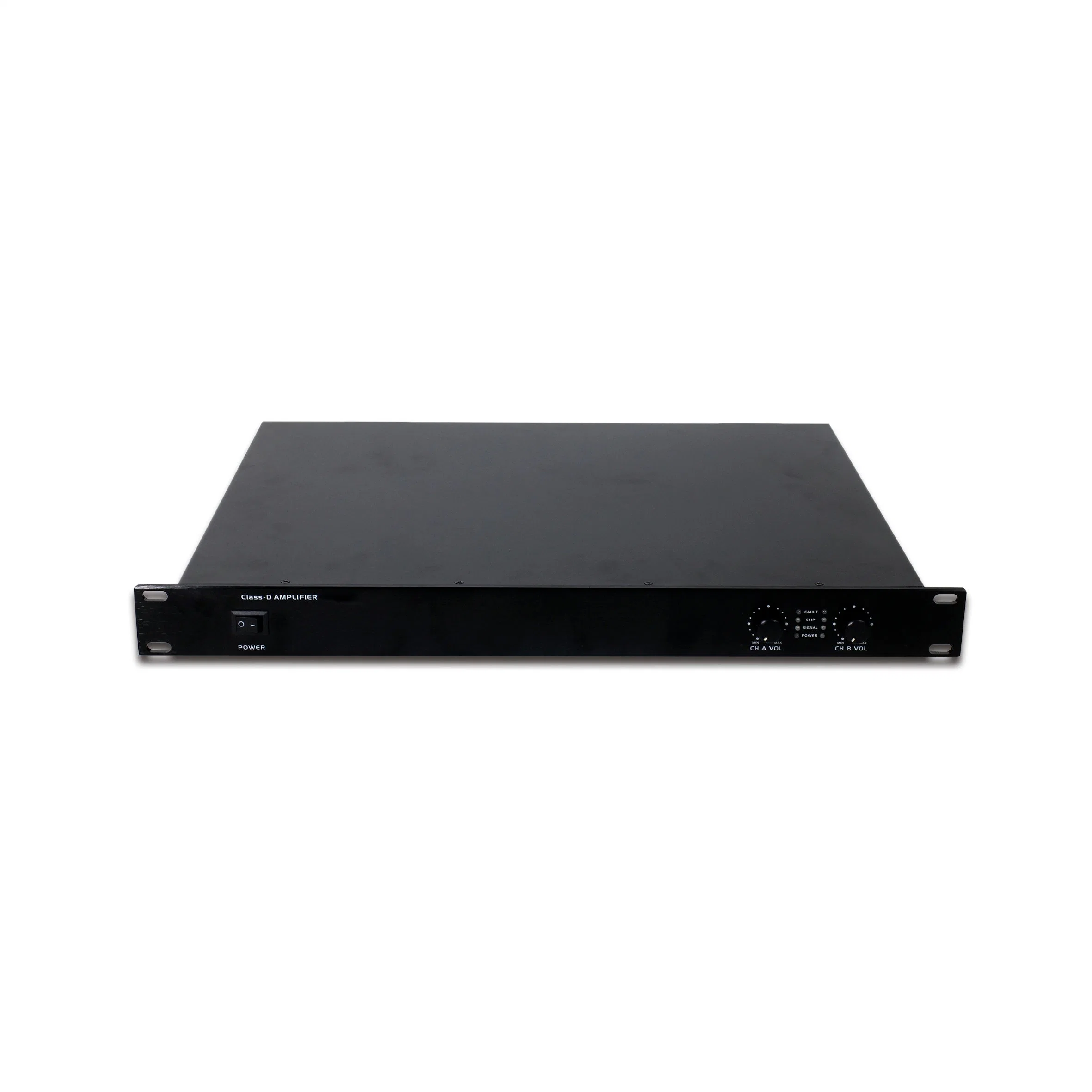 Amplificador de potencia PRO 2 Channels 1U clase D con Dante, IP, SIP, DSP opcional