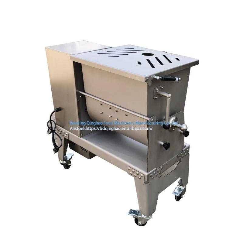 máquina de mistura de alimentos industrial 1.5kw 50 kg Electric Professional Meat Filling Misturador