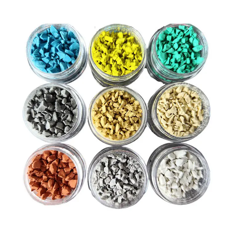 Eco-Friendly High Elastic TPR Particles Recycled Rubber Prices Colored EPDM Rubber Granules