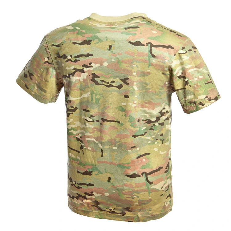 17 colores de camisetas al aire libre para los hombres Camiseta militar exterior Camo