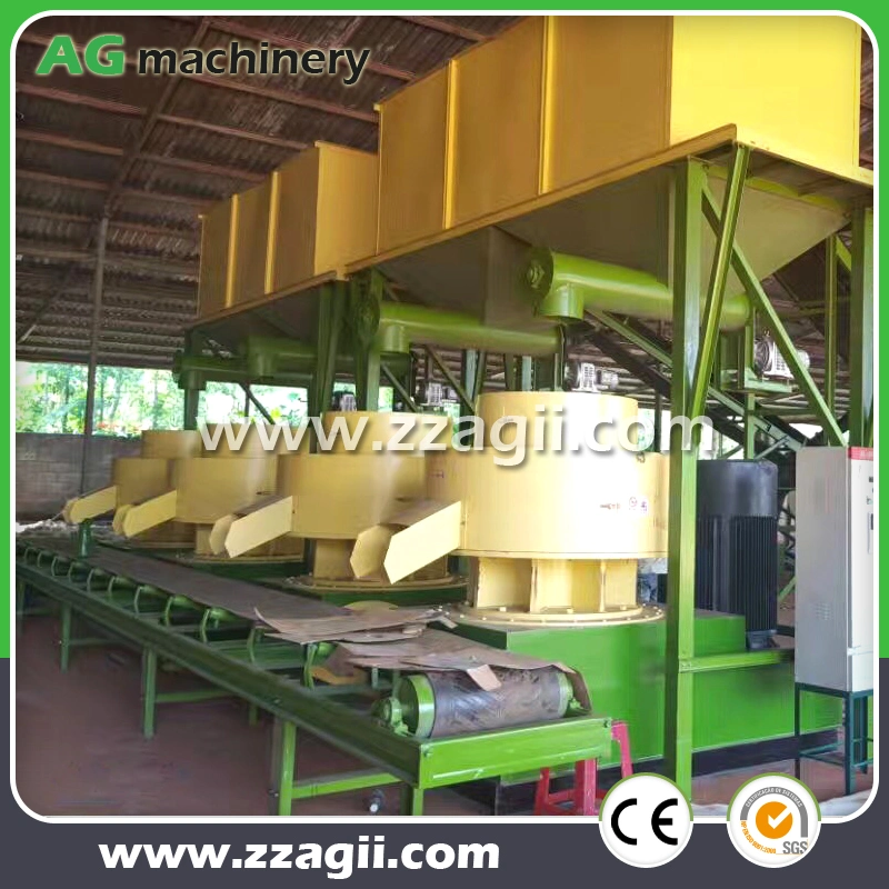 1-2t/H Professional Biomass Pellet Line Complete Wood Pellet Plant