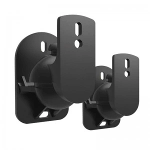 China Supplier Custom Professional Black Coating Sheet Metal Stamping Universal Wall Mount Speaker Bracket