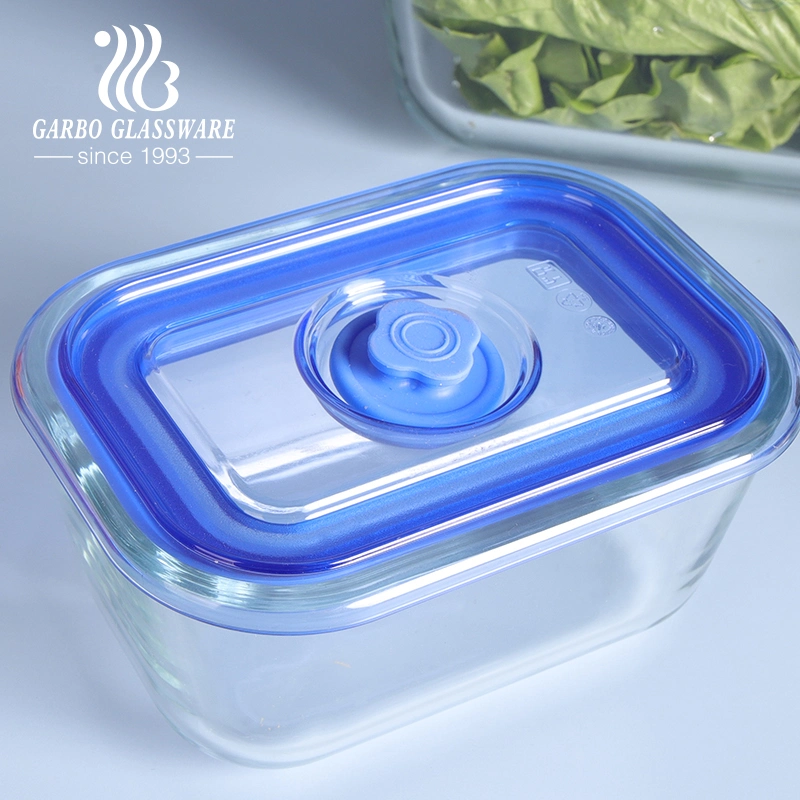 Water Proof Sealed Borosilicate Glass Container Heat Resistant Lunch Box Microwave Safe Glassware