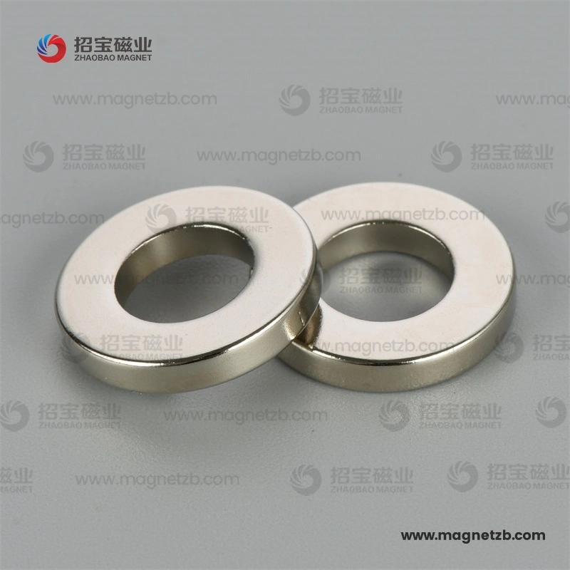 Radiale Ausrichtung Hochwertige Seltene Erden Permanent Starke Magnetische Material Kundenspezifischer Industrie Sintered Neo Neodym NdFeB kleiner Magnet Ring mit Beschichtet