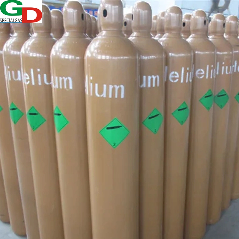 High Purity of Helium Gas Filled in 40L ISO Gas Cylinder 99.999%