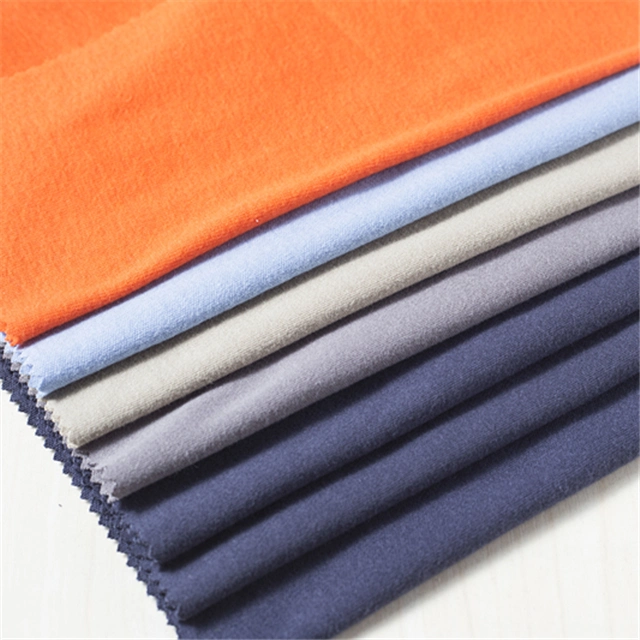 7oz 100% Cotton Flame Retardant Knitted Fabric for Shirt Garment