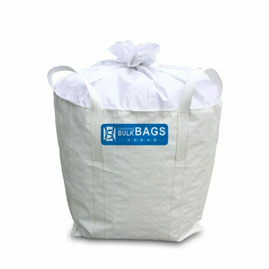 Hesheng 1.5ton FIBC Jumbo Big Bulk Bag Super Sacks Packing Plastic Garbage Waste Packaging PP Woven Bags for Sale