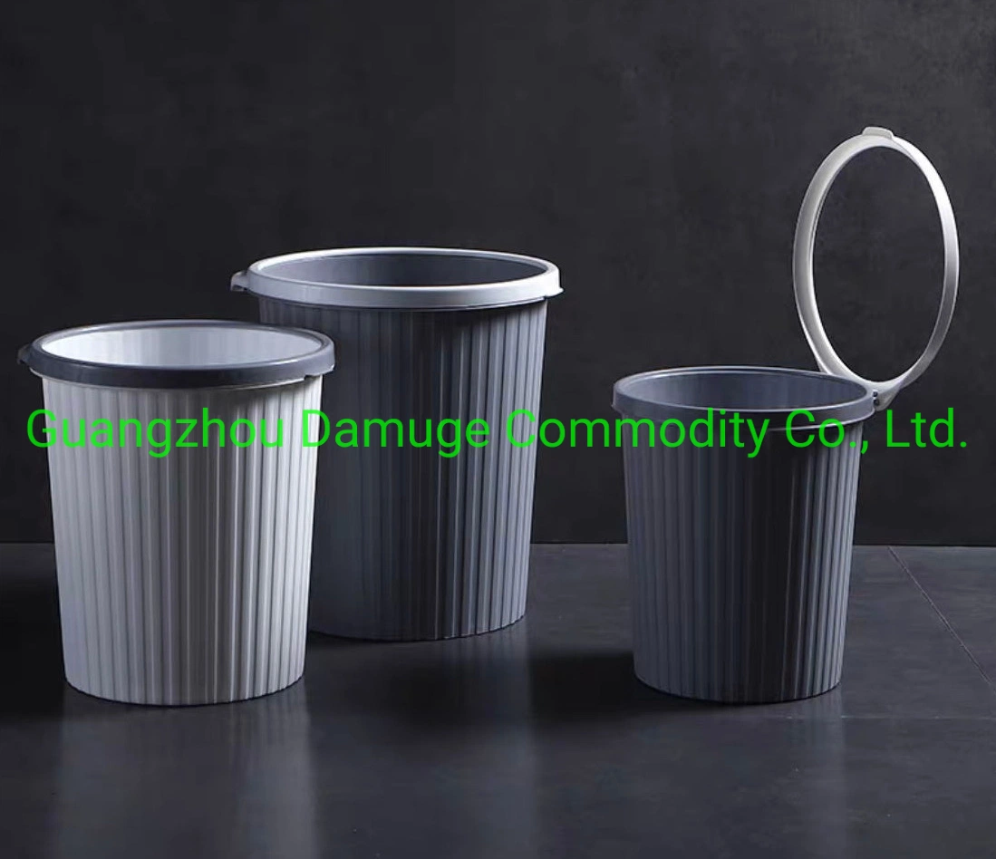 Household Living Room Used Kitchen Transh Can Hanging Plastic Garbage Trash Can Waste Dustbin with Clamping Ring