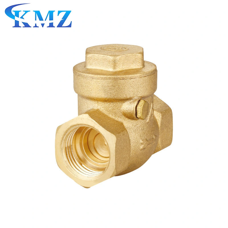 200wog Soft Seat Rubber Clapper 1/2" NPT Brass Swing Check Valve