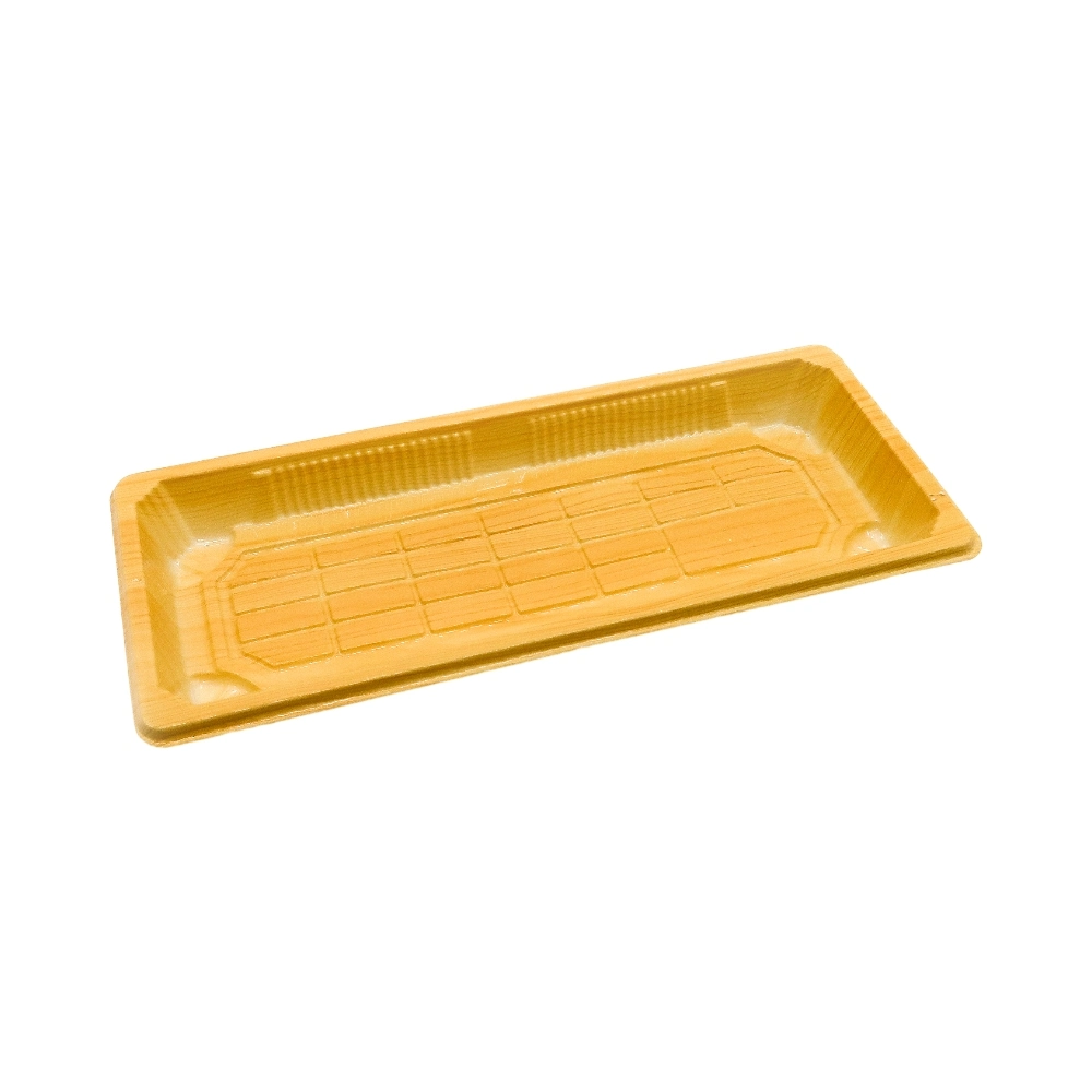 China Fornecedor Atacado Disposable Square Plastic Sushi Tray